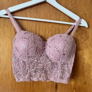 BRAND NEW WITH TAG ~ Windsor Pink Corset Top ~ Size Small